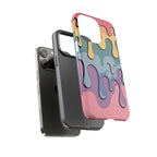 Color Drip Phone Case – Pastel Melting Art Protective Cover