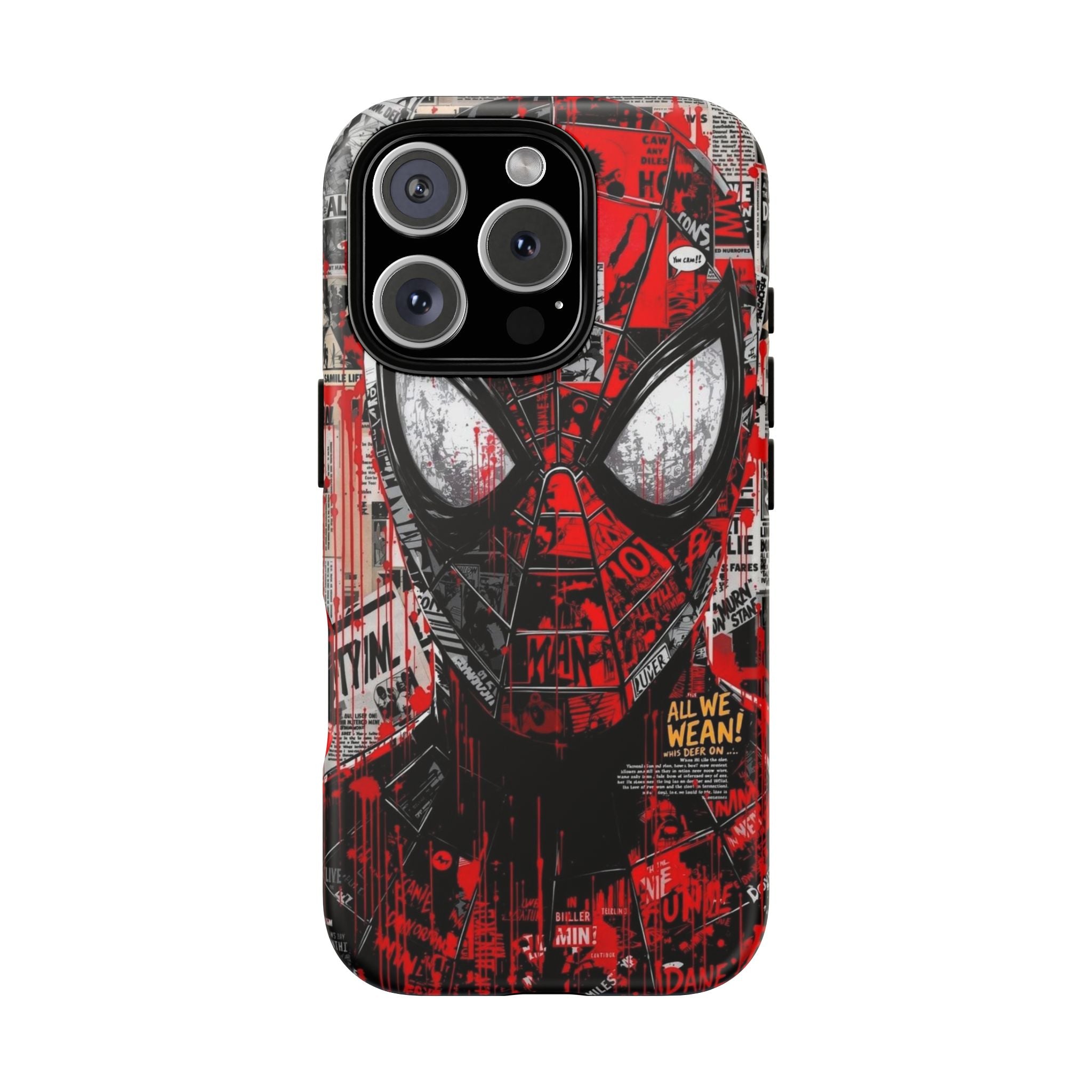 Spider-Man Red Graffiti Phone Case — Tough Protective Cover