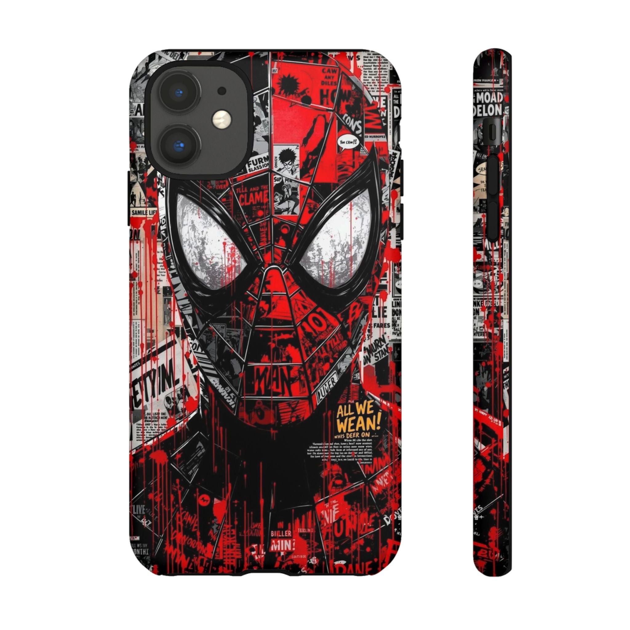 Spider-Man Red Graffiti Phone Case — Tough Protective Cover