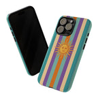 Retro Sun Stripe Tough Phone Case