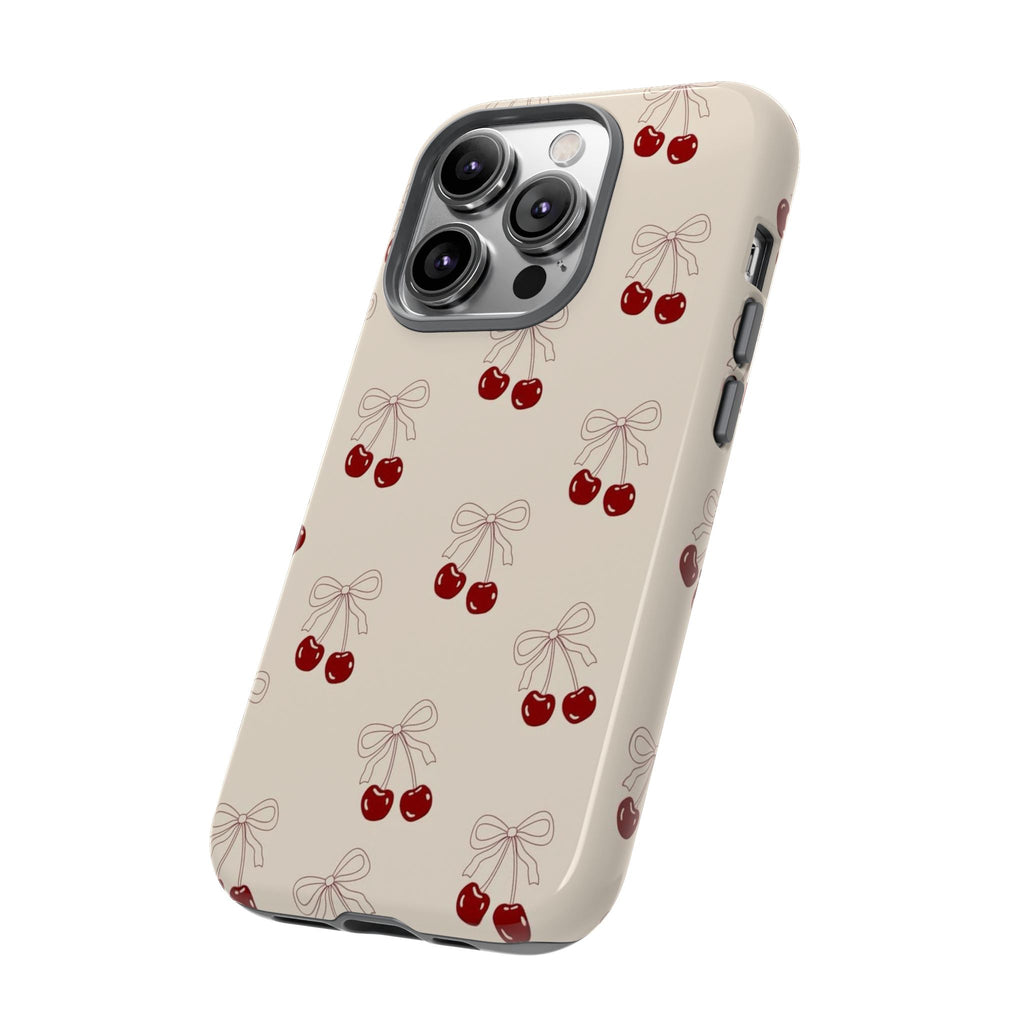 Cherry Pattern Tough Phone Case