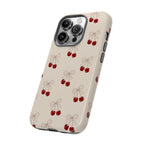 Cherry Pattern Tough Phone Case