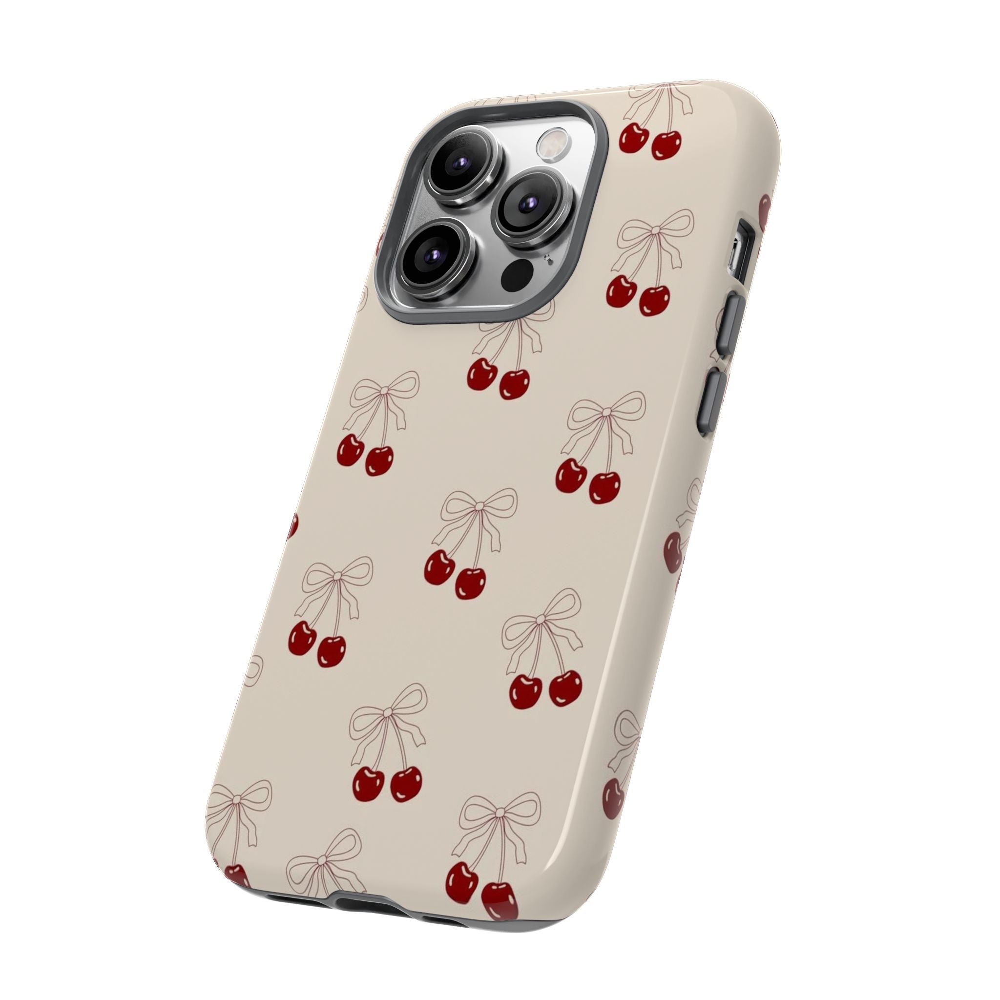 Cherry Pattern Tough Phone Case