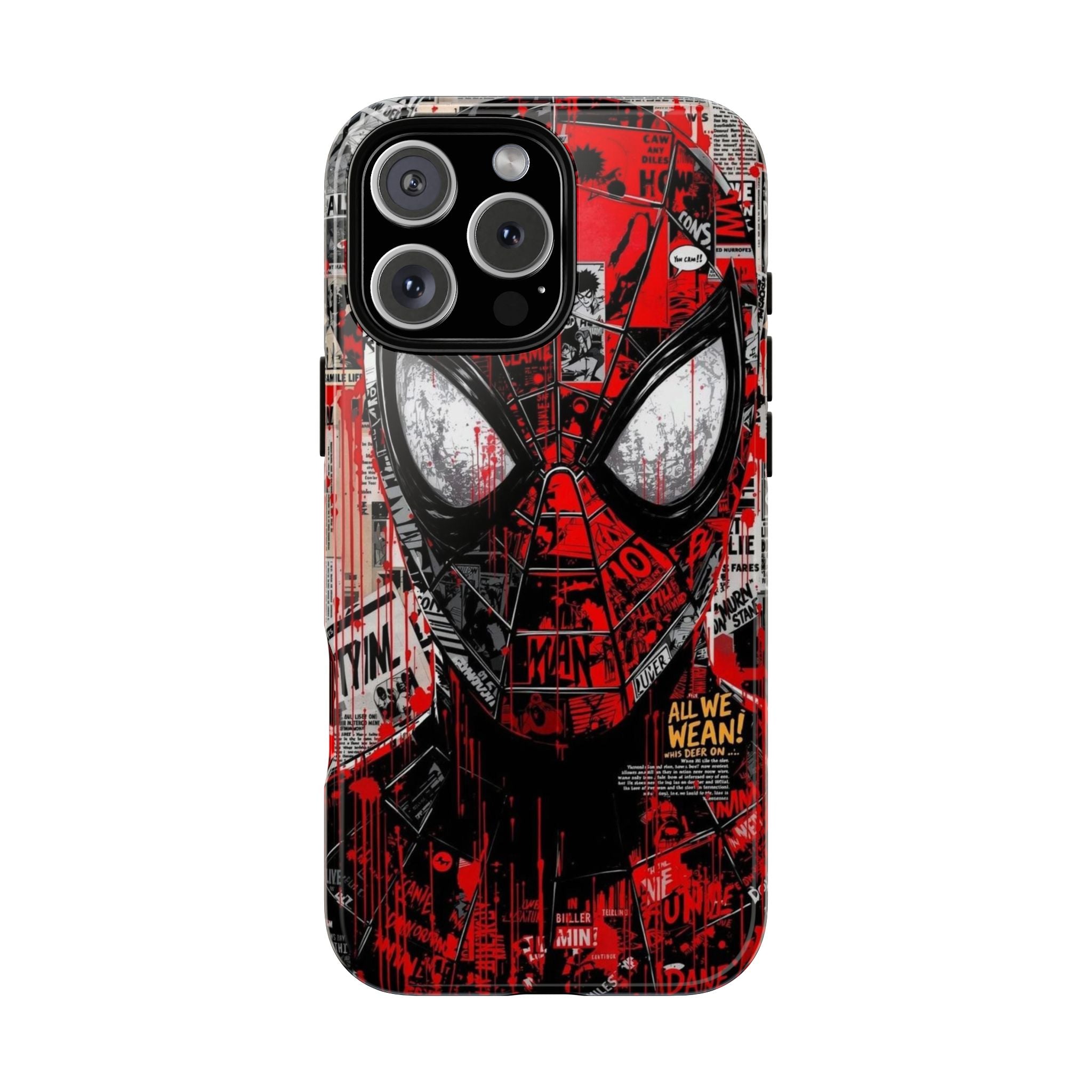 Spider-Man Red Graffiti Phone Case — Tough Protective Cover
