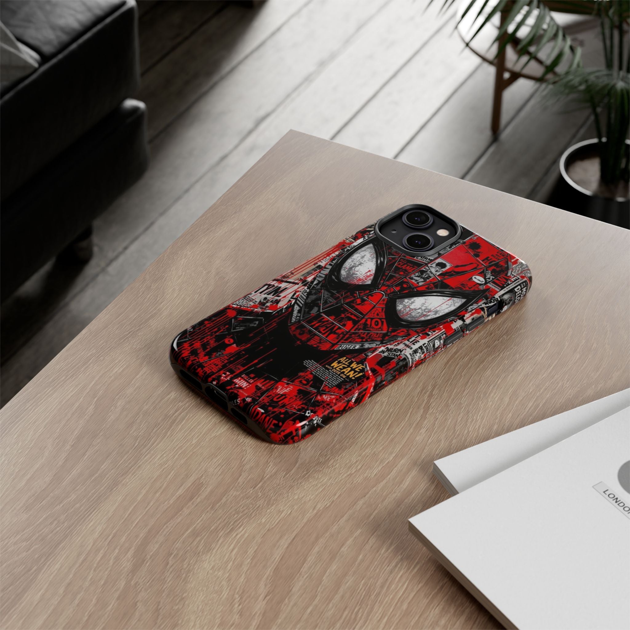 Spider-Man Red Graffiti Phone Case — Tough Protective Cover
