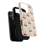 Cherry Pattern Tough Phone Case