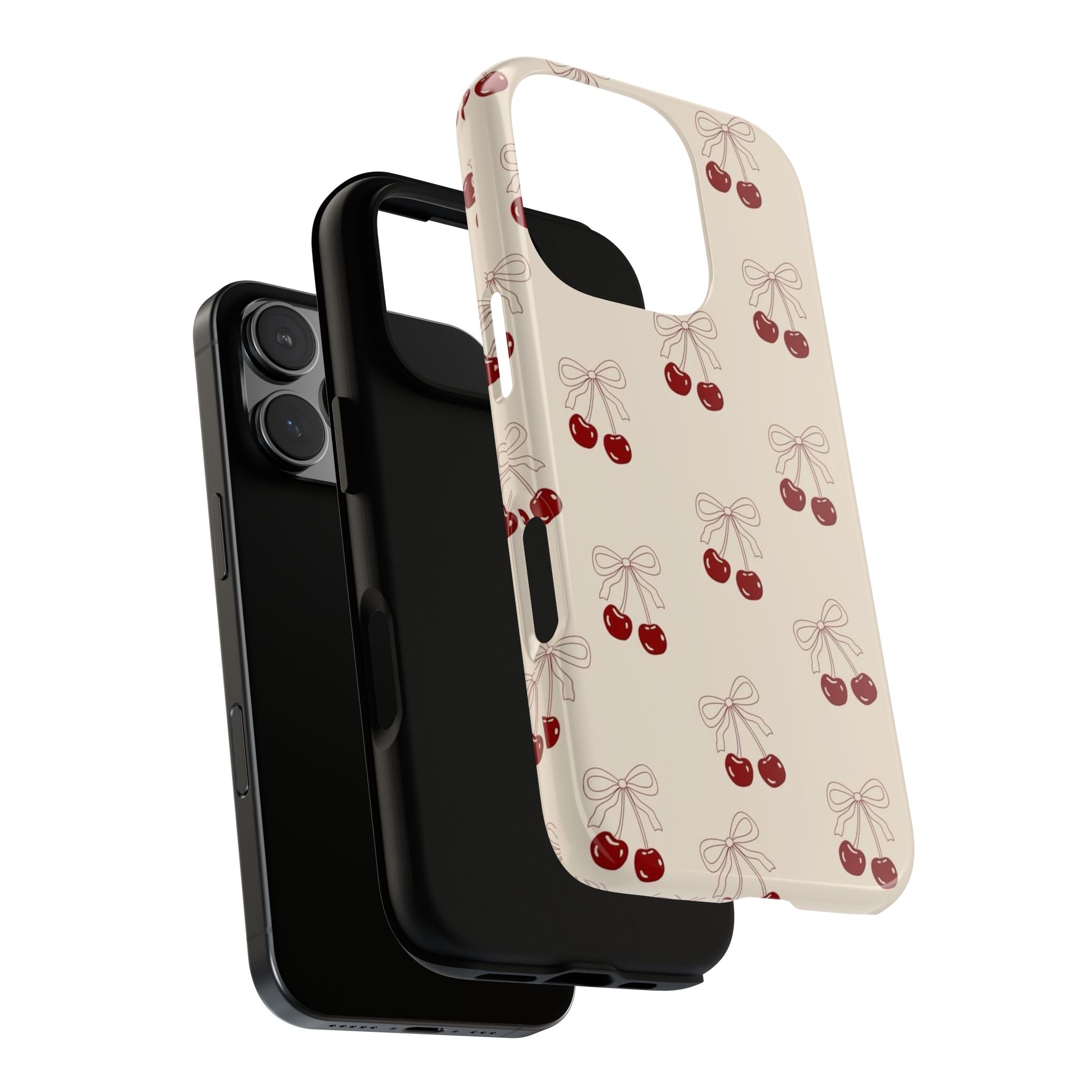 Cherry Pattern Tough Phone Case