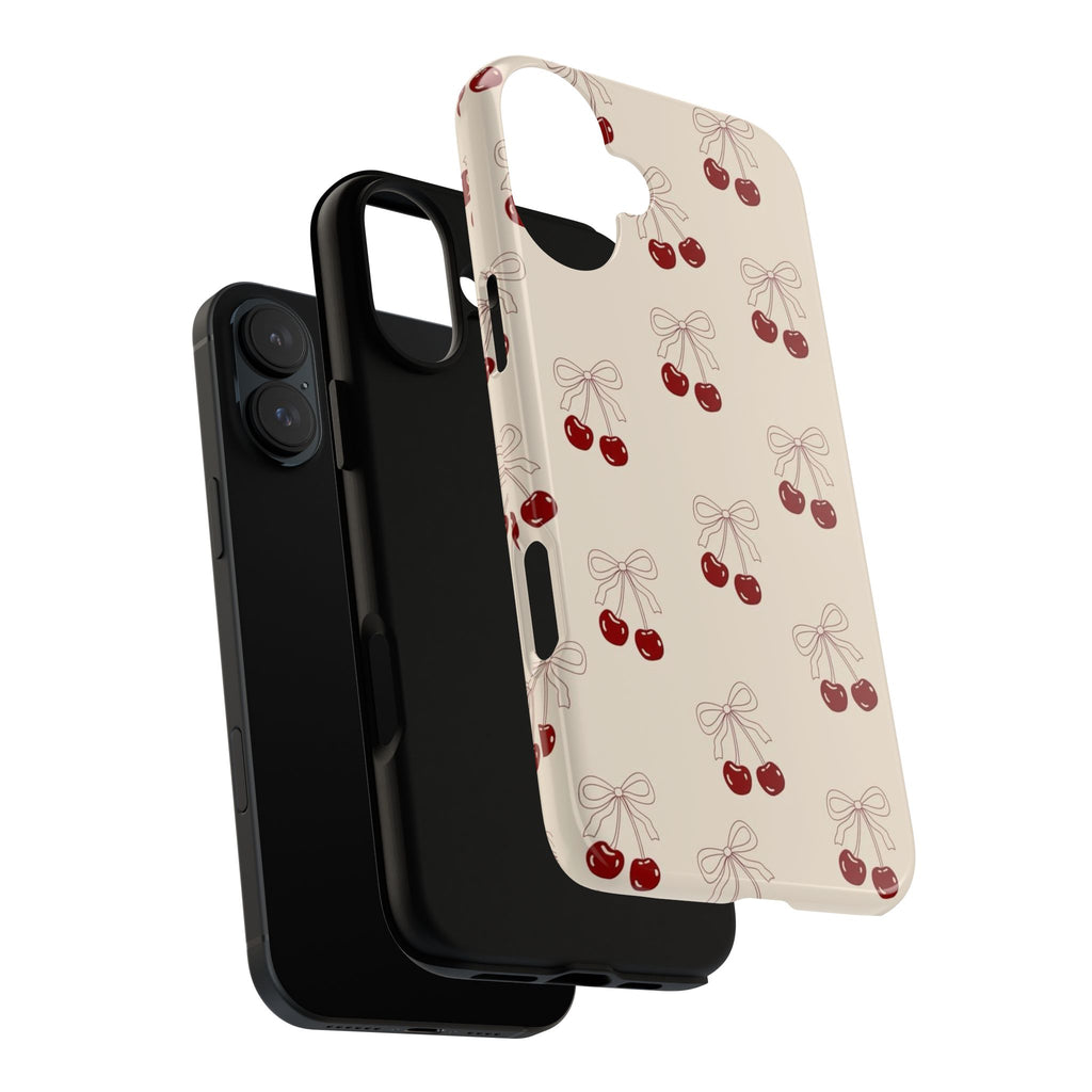 Cherry Pattern Tough Phone Case