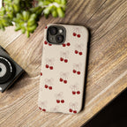 Cherry Pattern Tough Phone Case