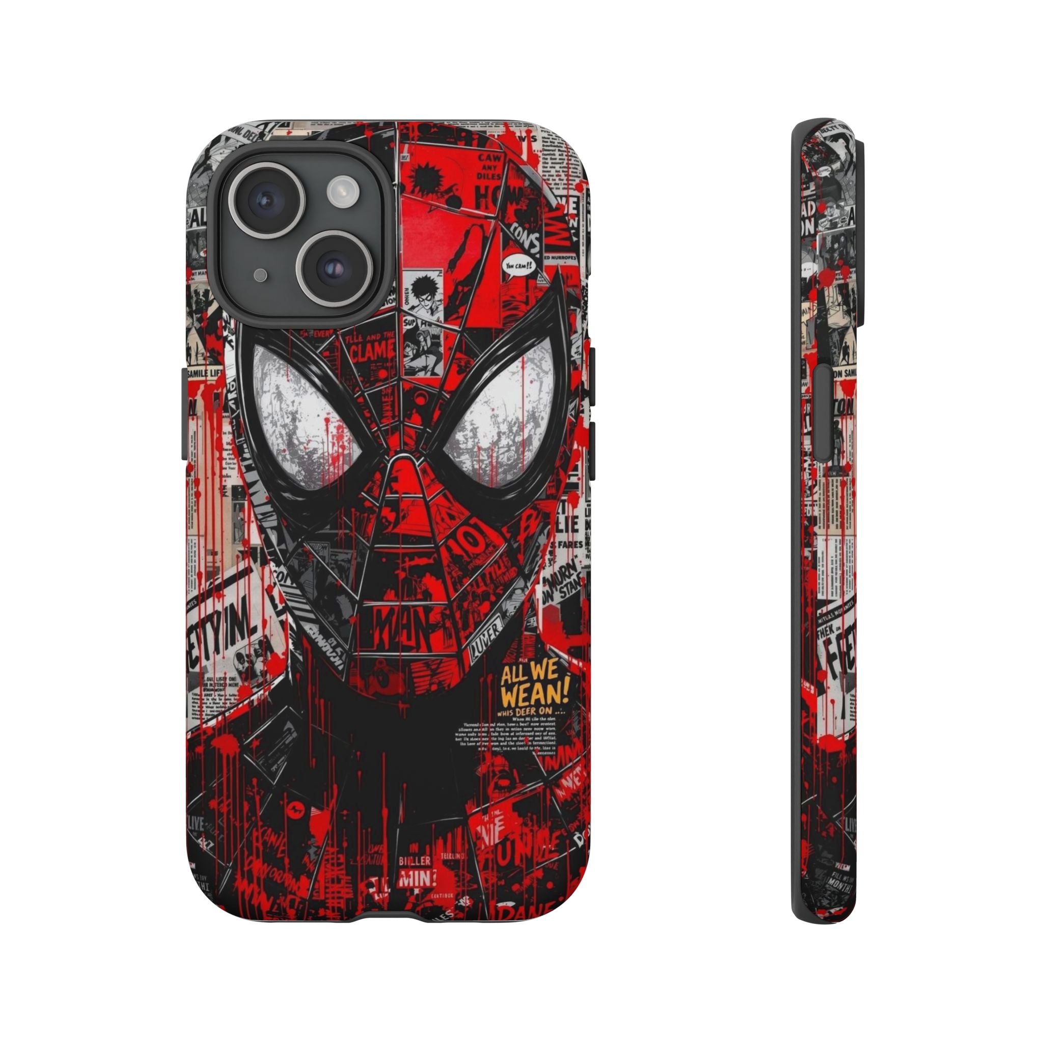 Spider-Man Red Graffiti Phone Case — Tough Protective Cover