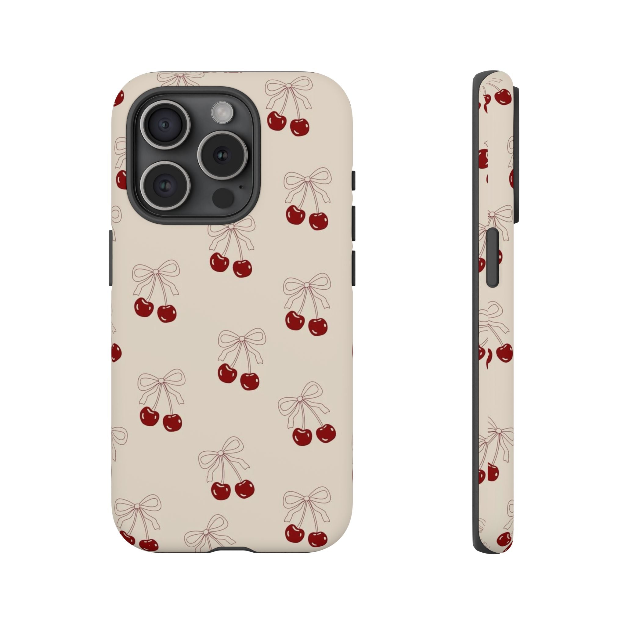 Cherry Pattern Tough Phone Case