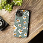 Flower Checkerboard Phone Case