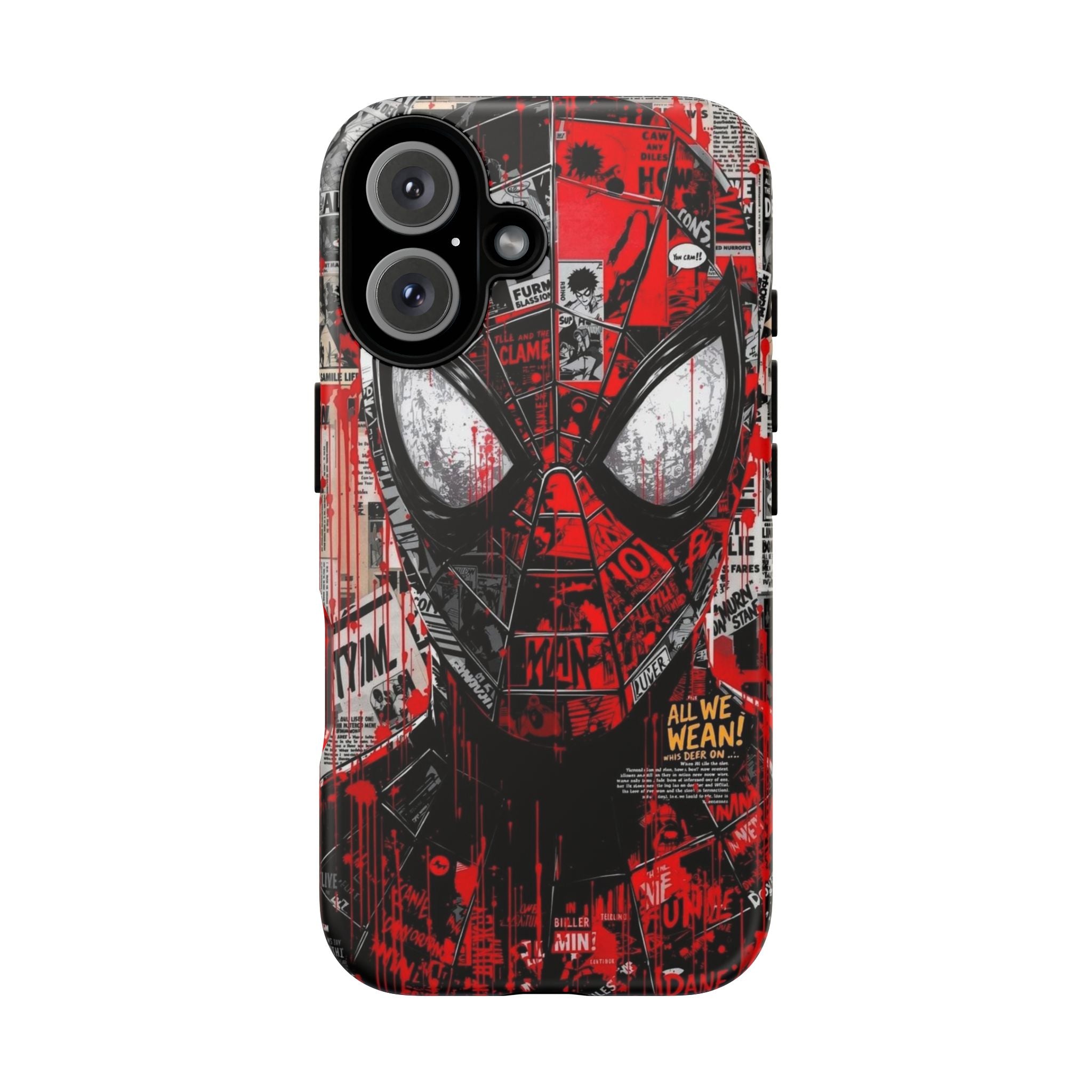 Spider-Man Red Graffiti Phone Case — Tough Protective Cover