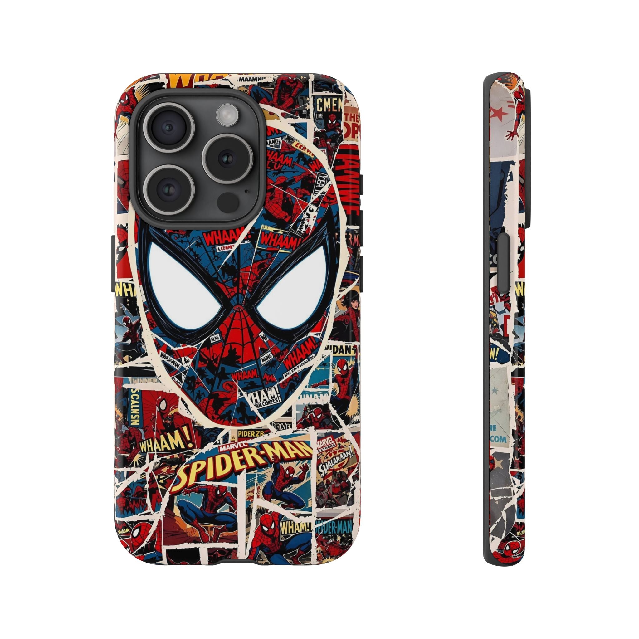 Spider-Man Tough Phone Case - Comic Book Style for Marvel Fans