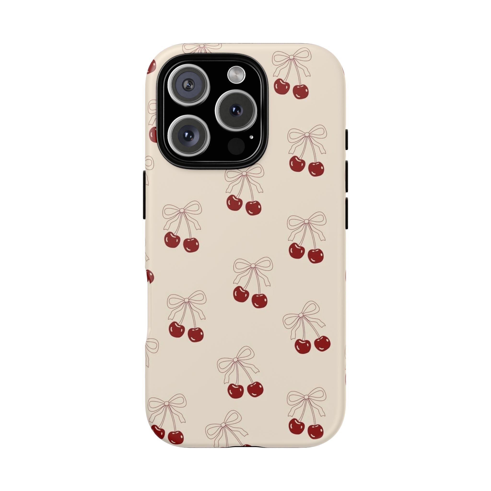 Cherry Pattern Tough Phone Case
