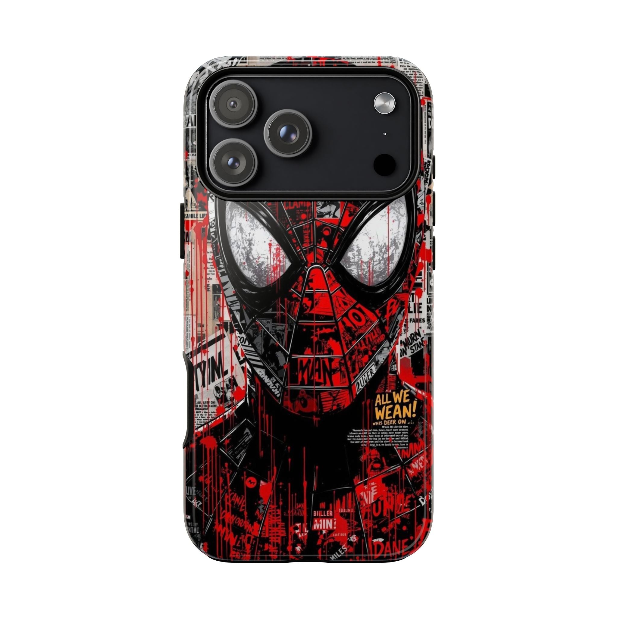 Spider-Man Red Graffiti Phone Case — Tough Protective Cover