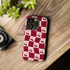 Cherry Checkerboard Tough Phone Case