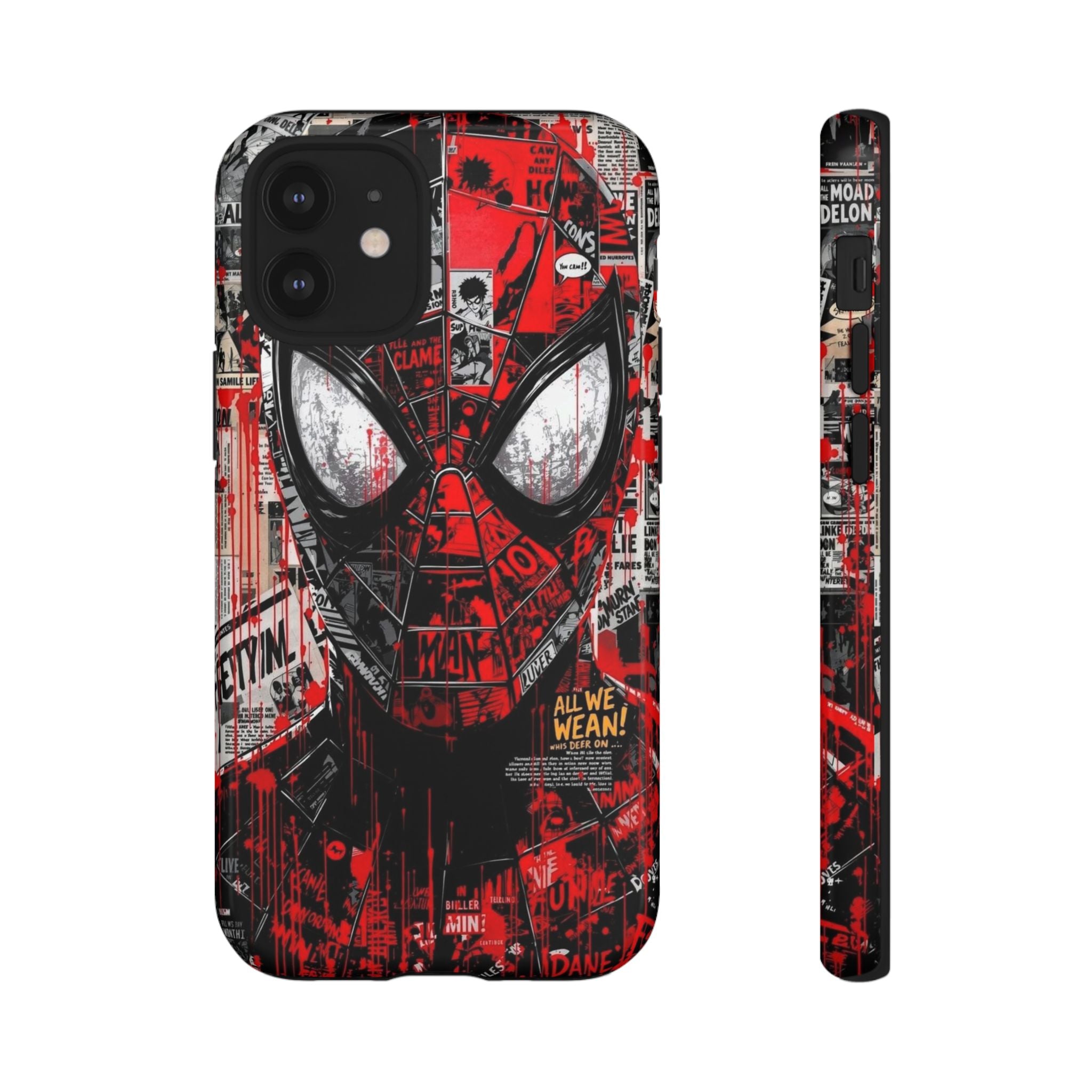 Spider-Man Red Graffiti Phone Case — Tough Protective Cover
