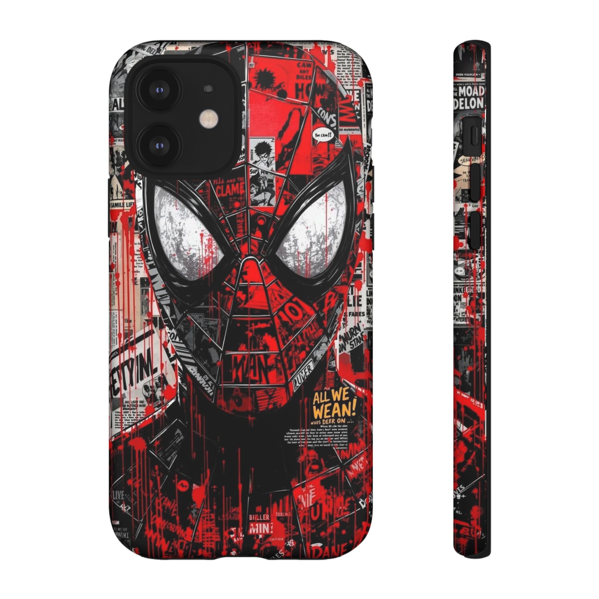 Spider-Man Red Graffiti Phone Case — Tough Protective Cover