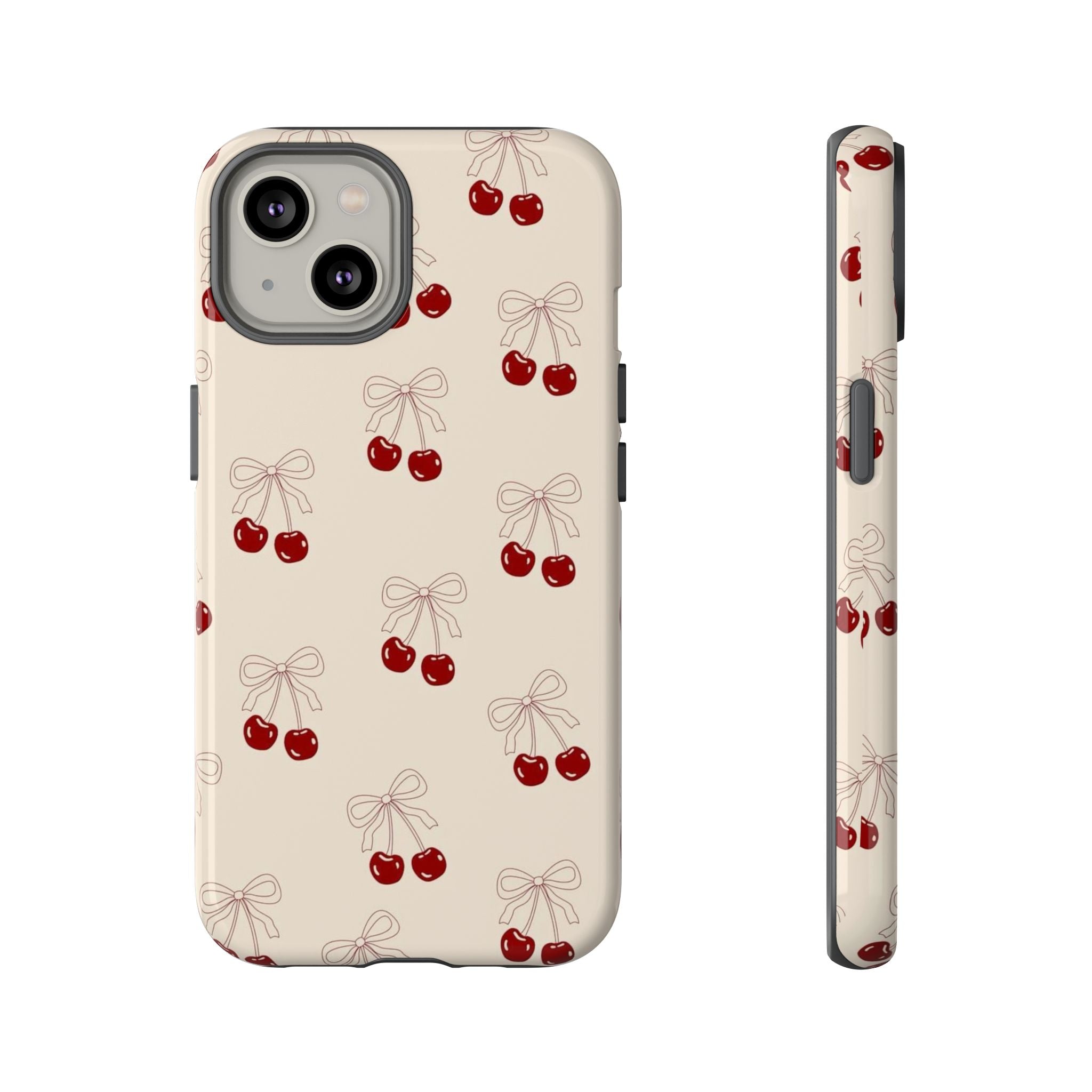 Cherry Pattern Tough Phone Case