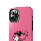 Pink Panther Bubble Tea Phone Case — Tough Protective iPhone Cover