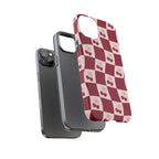 Cherry Checkerboard Tough Phone Case