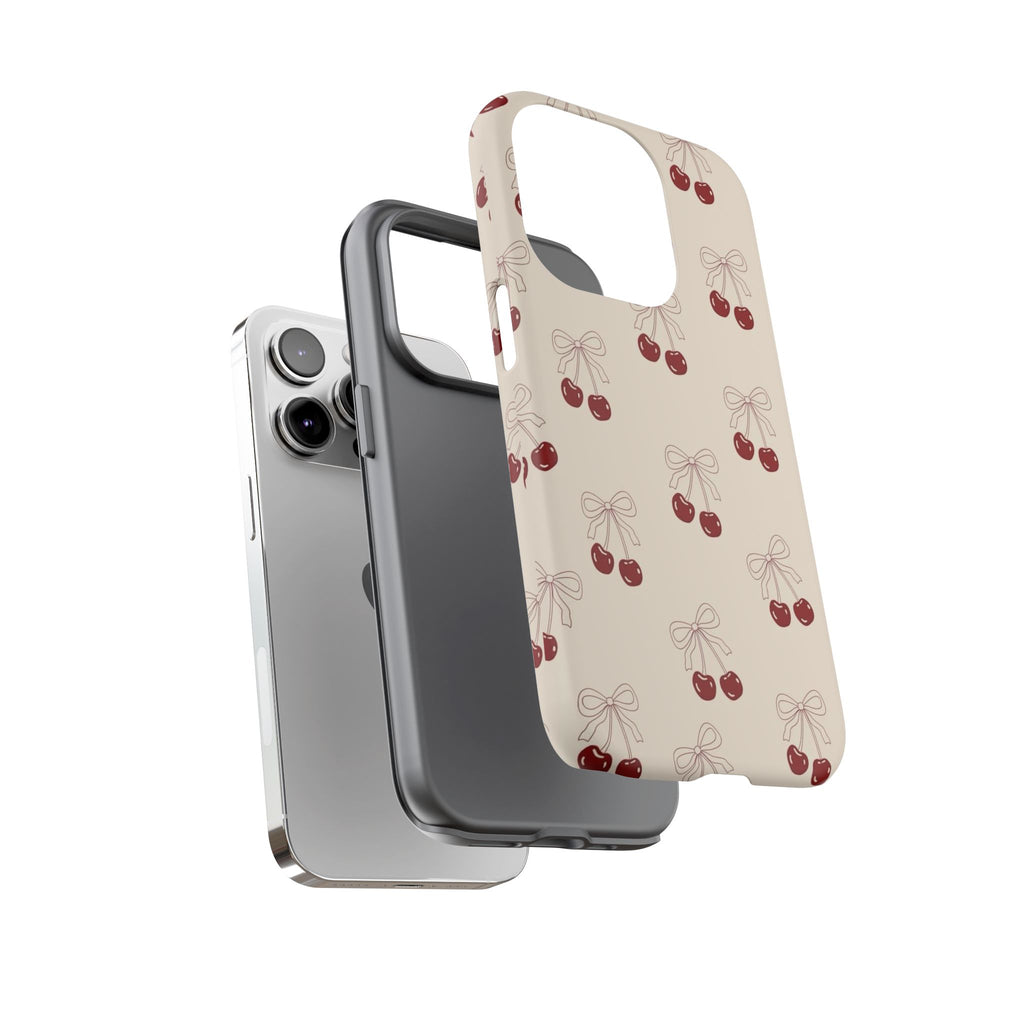 Cherry Pattern Tough Phone Case