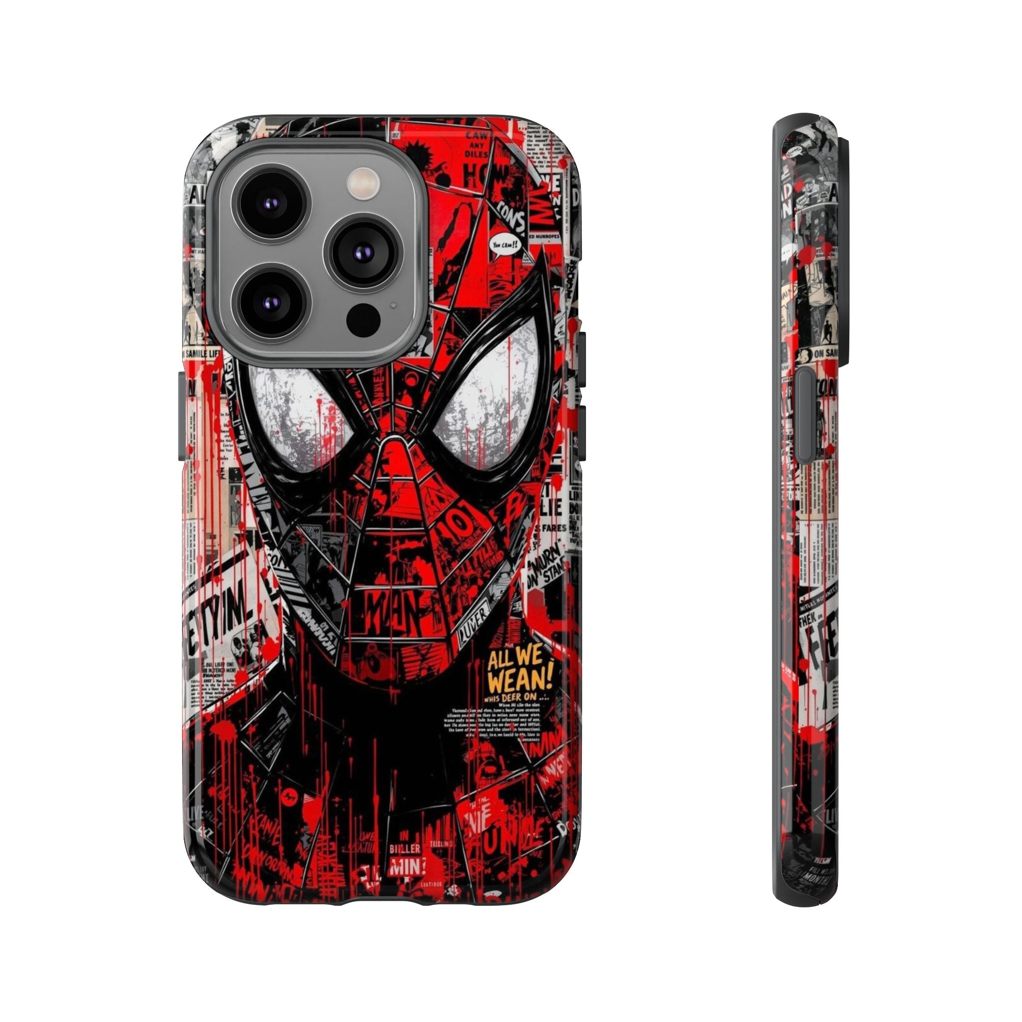 Spider-Man Red Graffiti Phone Case — Tough Protective Cover