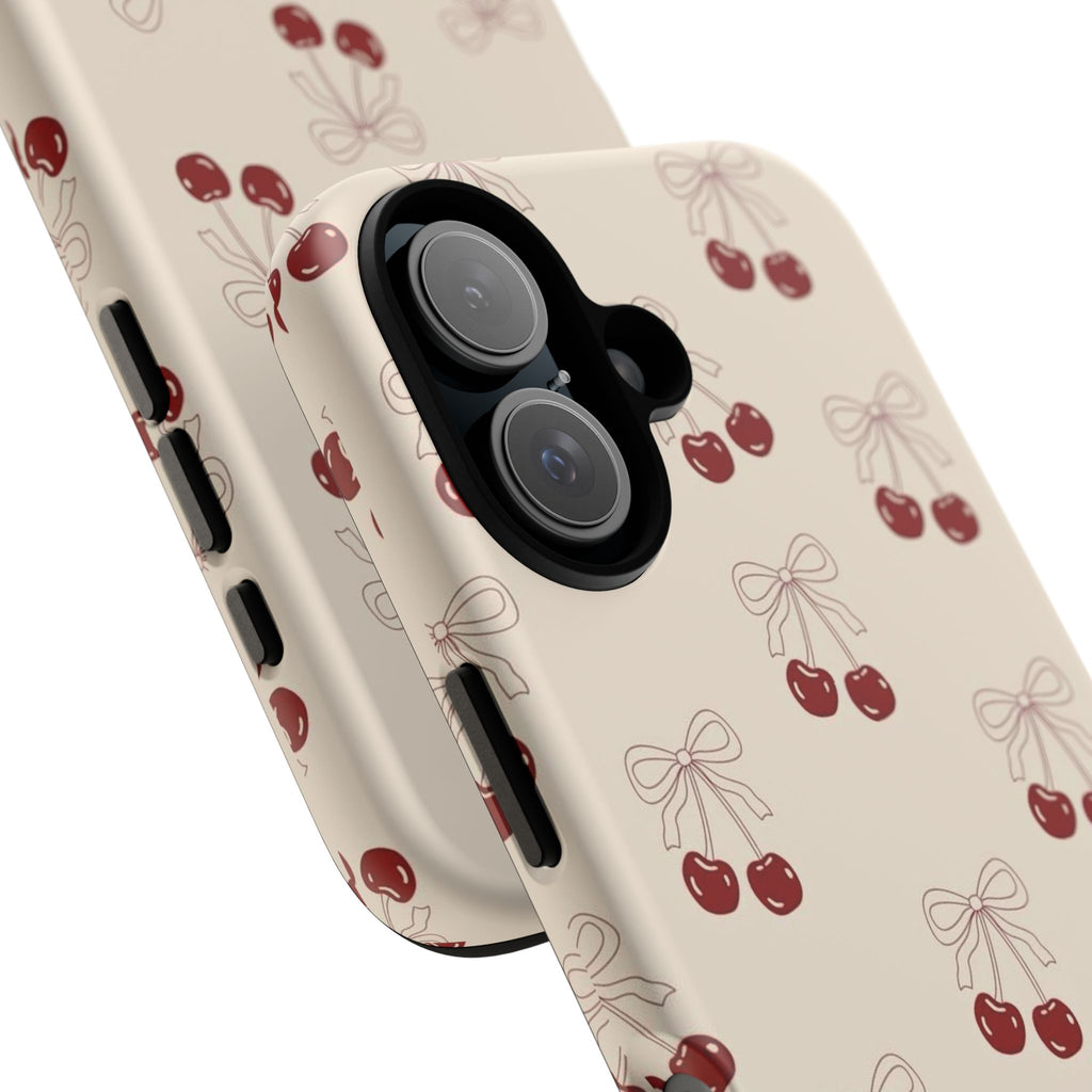 Cherry Pattern Tough Phone Case