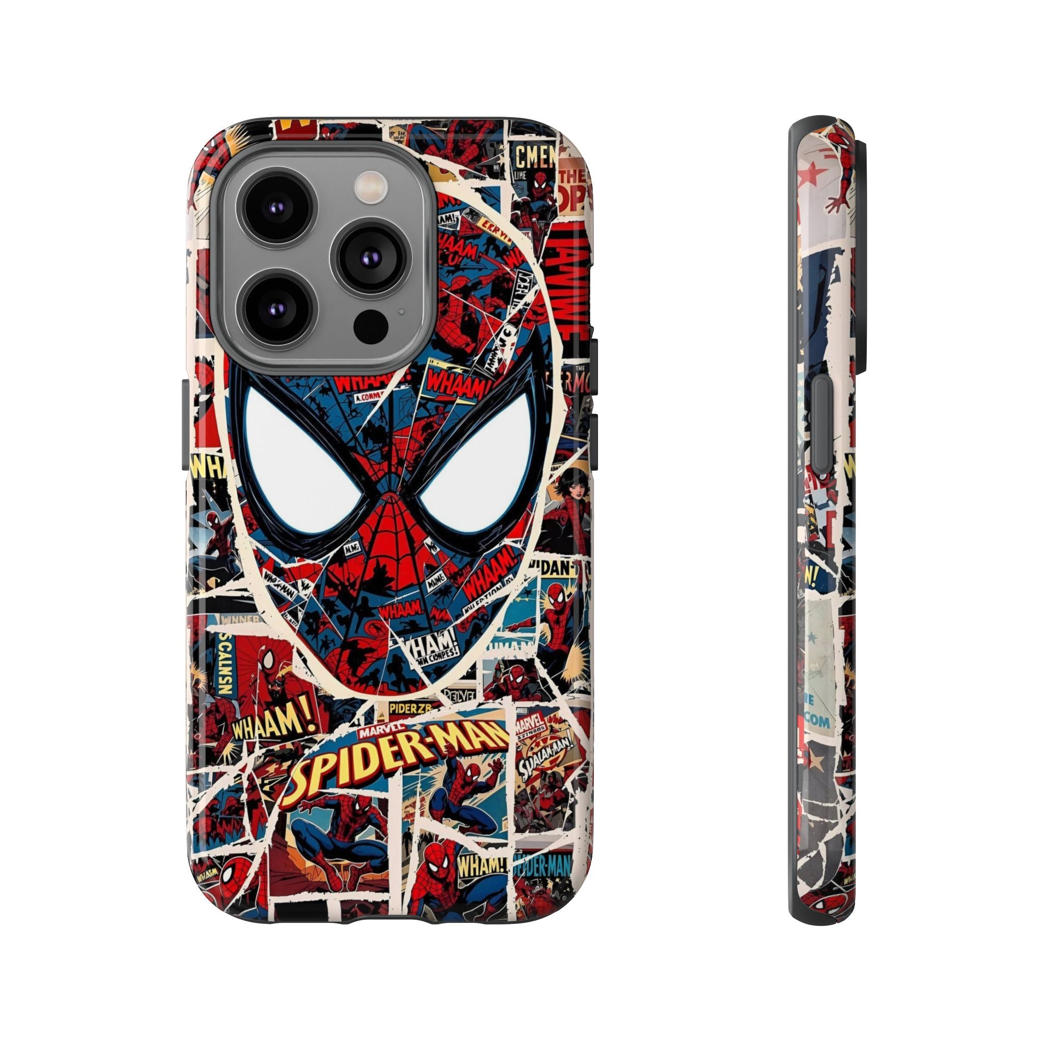 Spider-Man Tough Phone Case - Comic Book Style for Marvel Fans