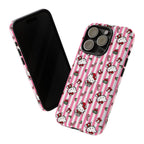 Hello Kitty Pink Holiday Phone Case — Cute Candy Cane & Gift iPhone Cover