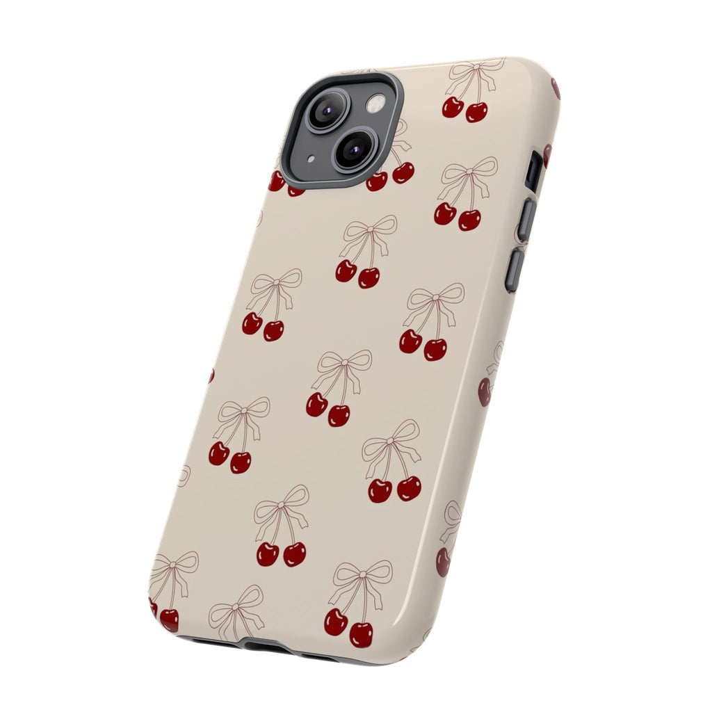 Cherry Pattern Tough Phone Case