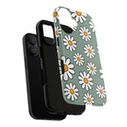Flower Checkerboard Phone Case