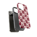 Cherry Checkerboard Tough Phone Case
