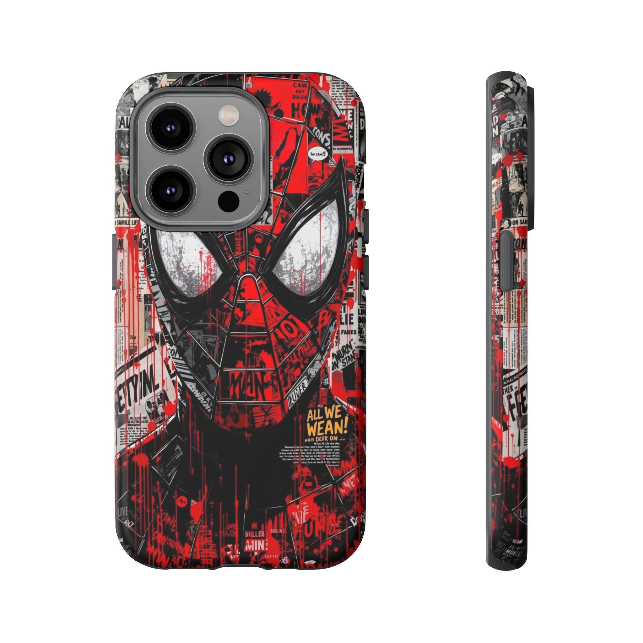 Spider-Man Red Graffiti Phone Case — Tough Protective Cover