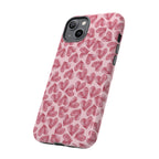 Pink Watercolor Heart Phone Case — Tough Protective iPhone Cover