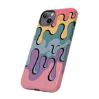 Color Drip Phone Case – Pastel Melting Art Protective Cover