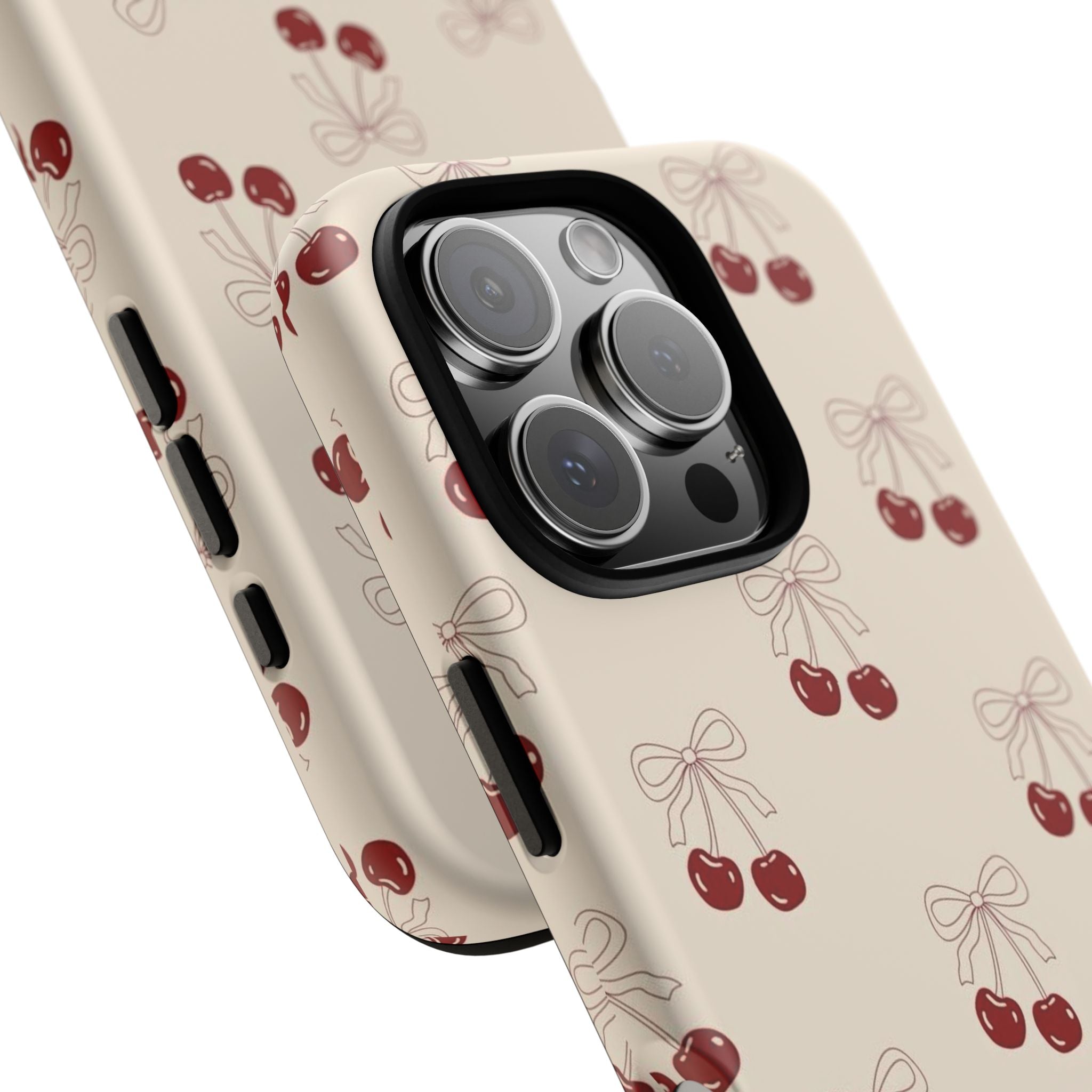 Cherry Pattern Tough Phone Case