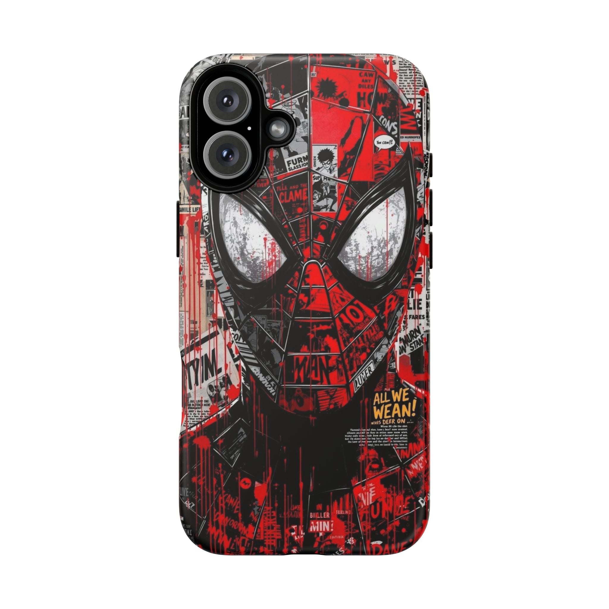 Spider-Man Red Graffiti Phone Case — Tough Protective Cover