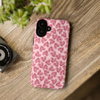 Pink Watercolor Heart Phone Case — Tough Protective iPhone Cover