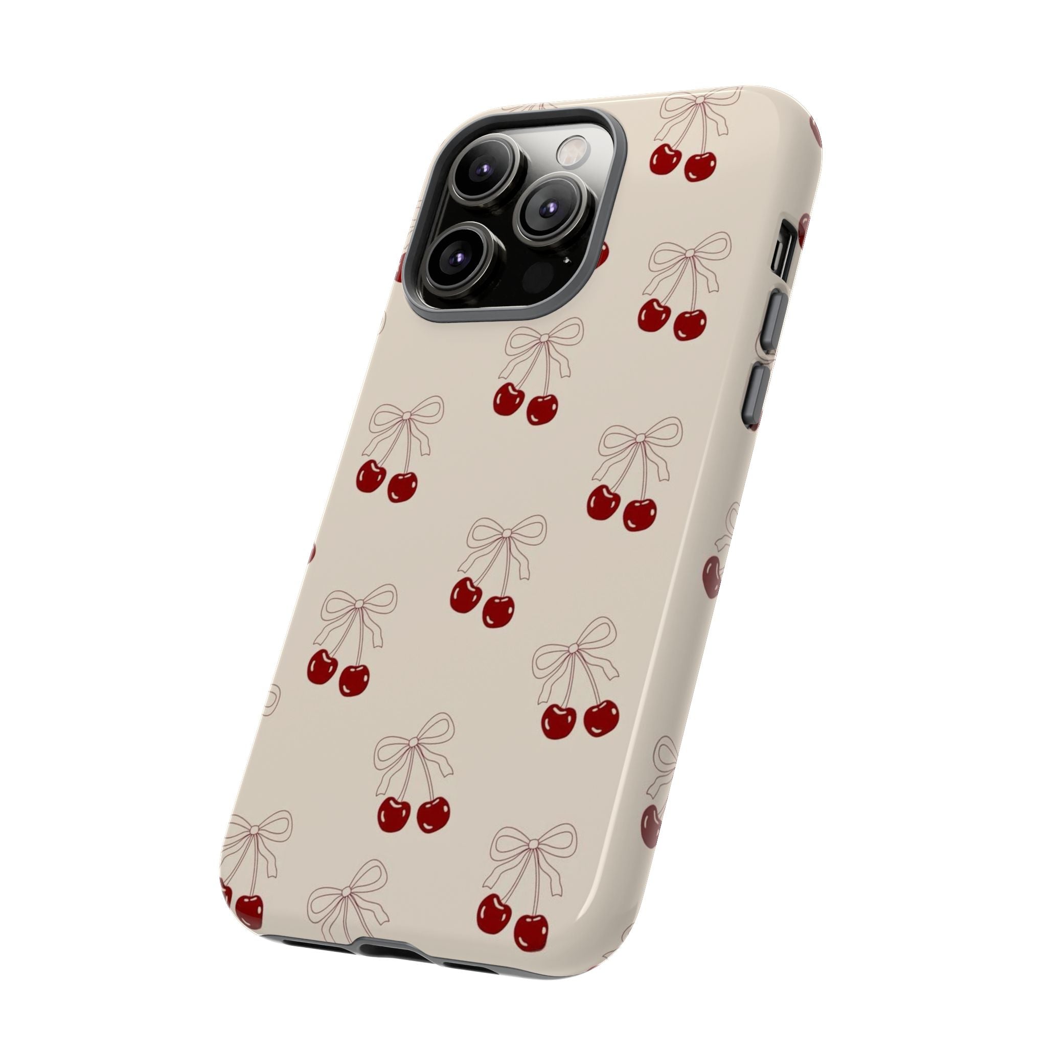 Cherry Pattern Tough Phone Case