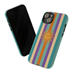 Retro Sun Stripe Tough Phone Case