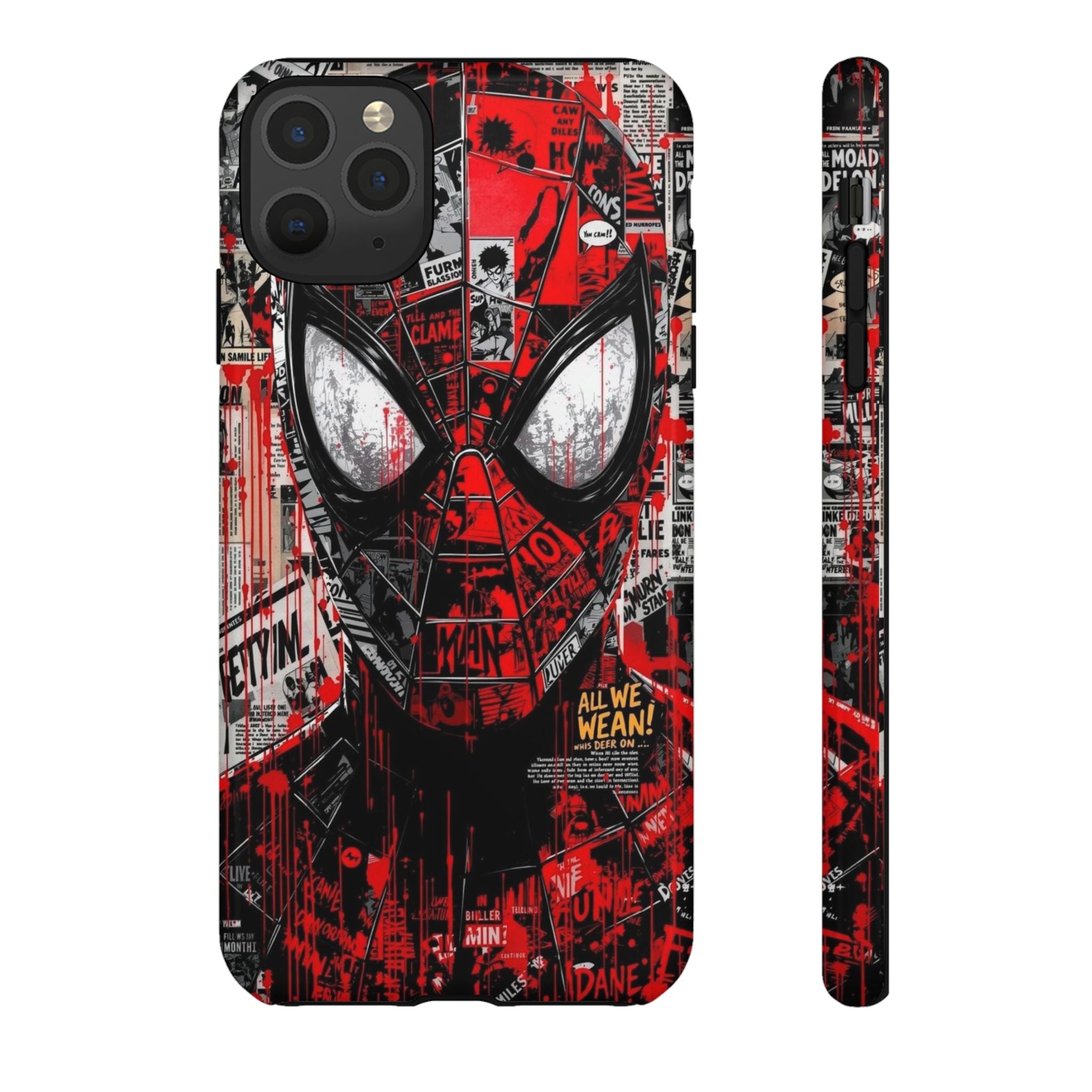 Spider-Man Red Graffiti Phone Case — Tough Protective Cover