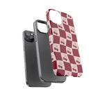 Cherry Checkerboard Tough Phone Case