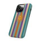 Retro Sun Stripe Tough Phone Case