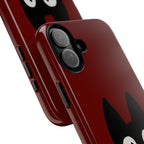 Black Cat Phone Case — Cute Kawaii Cat iPhone Cover ("Tough Cases")