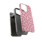 Pink Watercolor Heart Phone Case — Tough Protective iPhone Cover