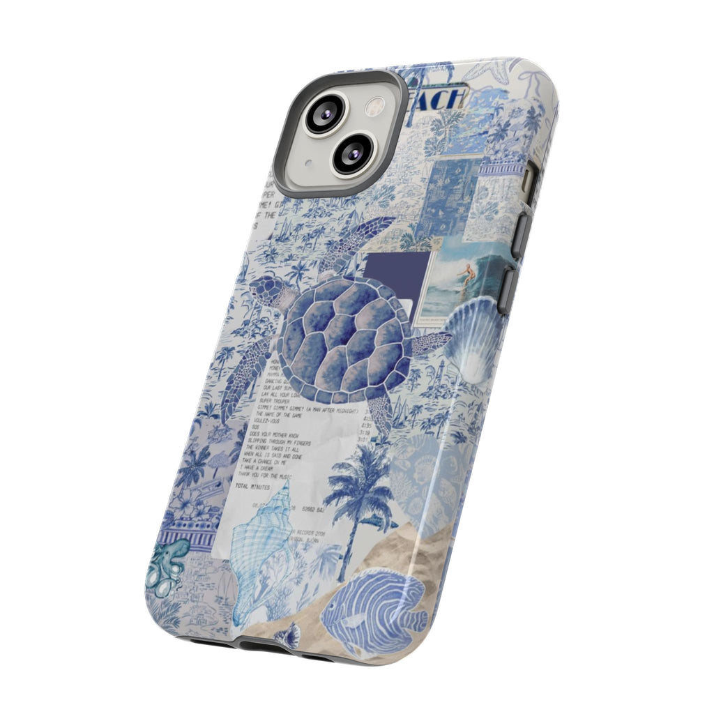 Sea Turtle Collage Phone Case