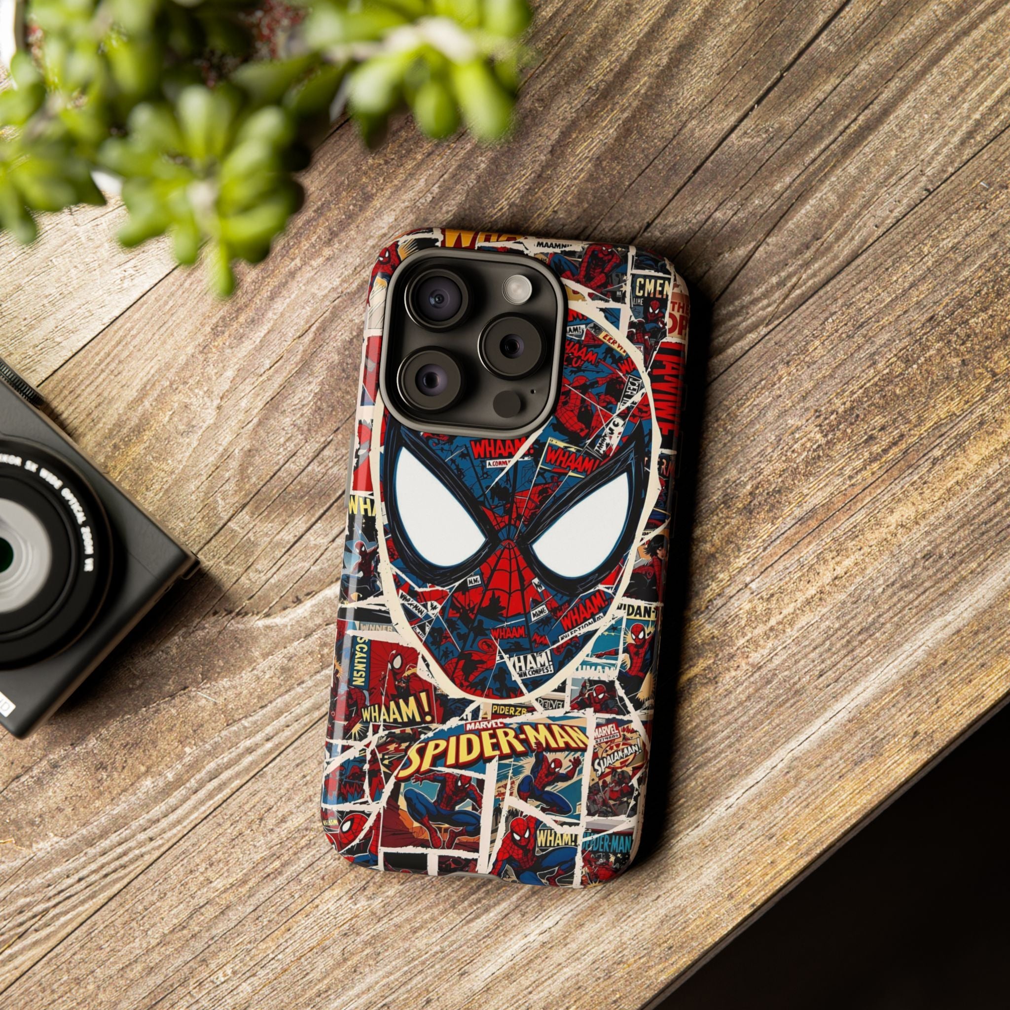 Spider-Man Tough Phone Case - Comic Book Style for Marvel Fans