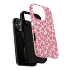 Pink Watercolor Heart Phone Case — Tough Protective iPhone Cover